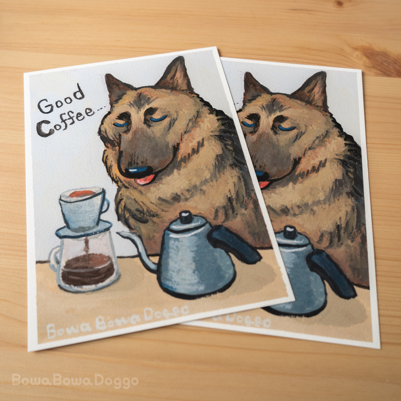 アートプリント: "A shepherd brewing coffee"
