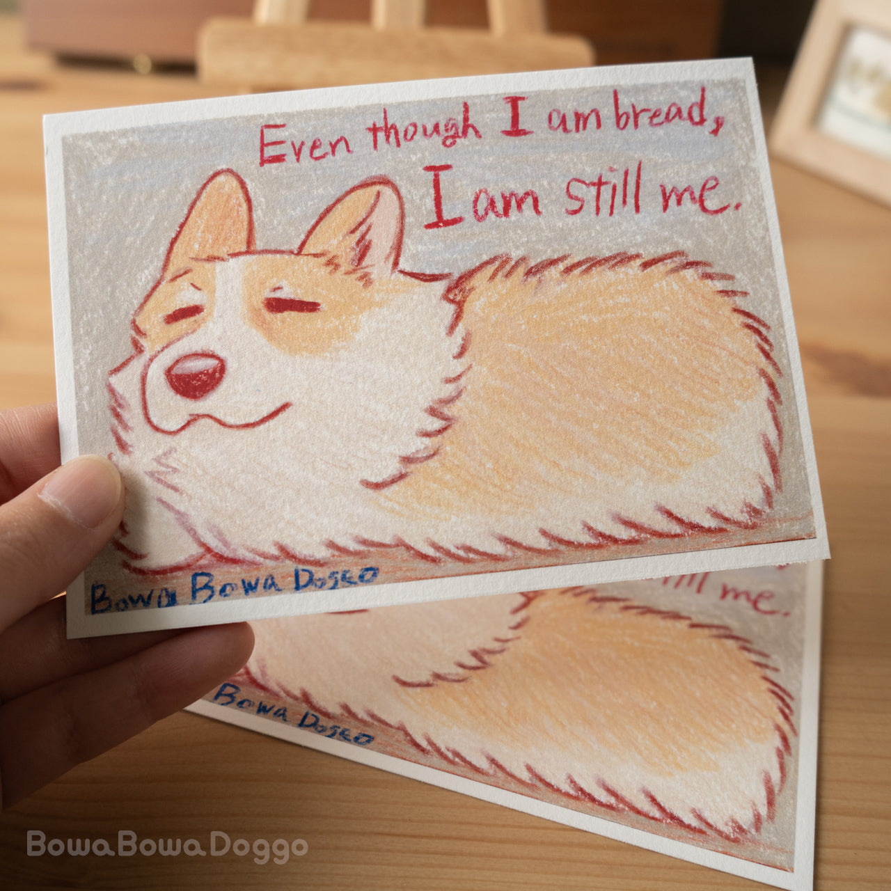 アートプリント: "A Confident Corgi"
