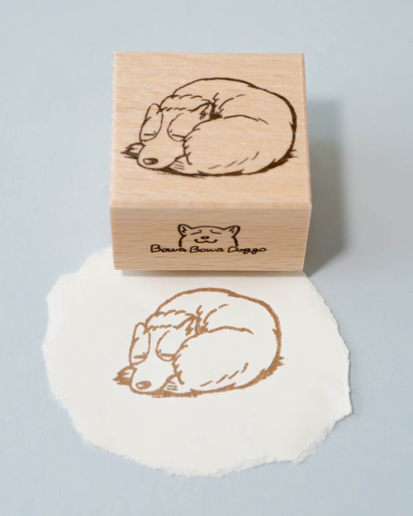 スタンプ "Bagel Corgi"