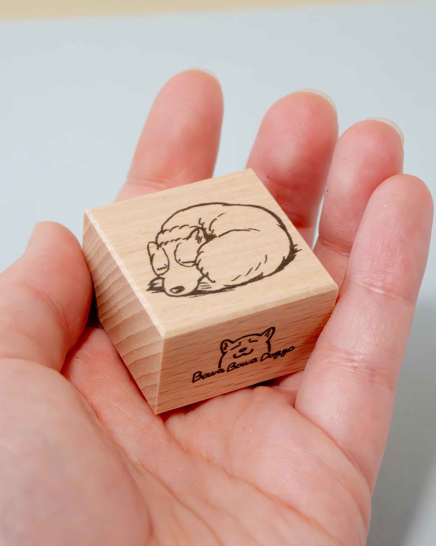 スタンプ "Bagel Corgi"