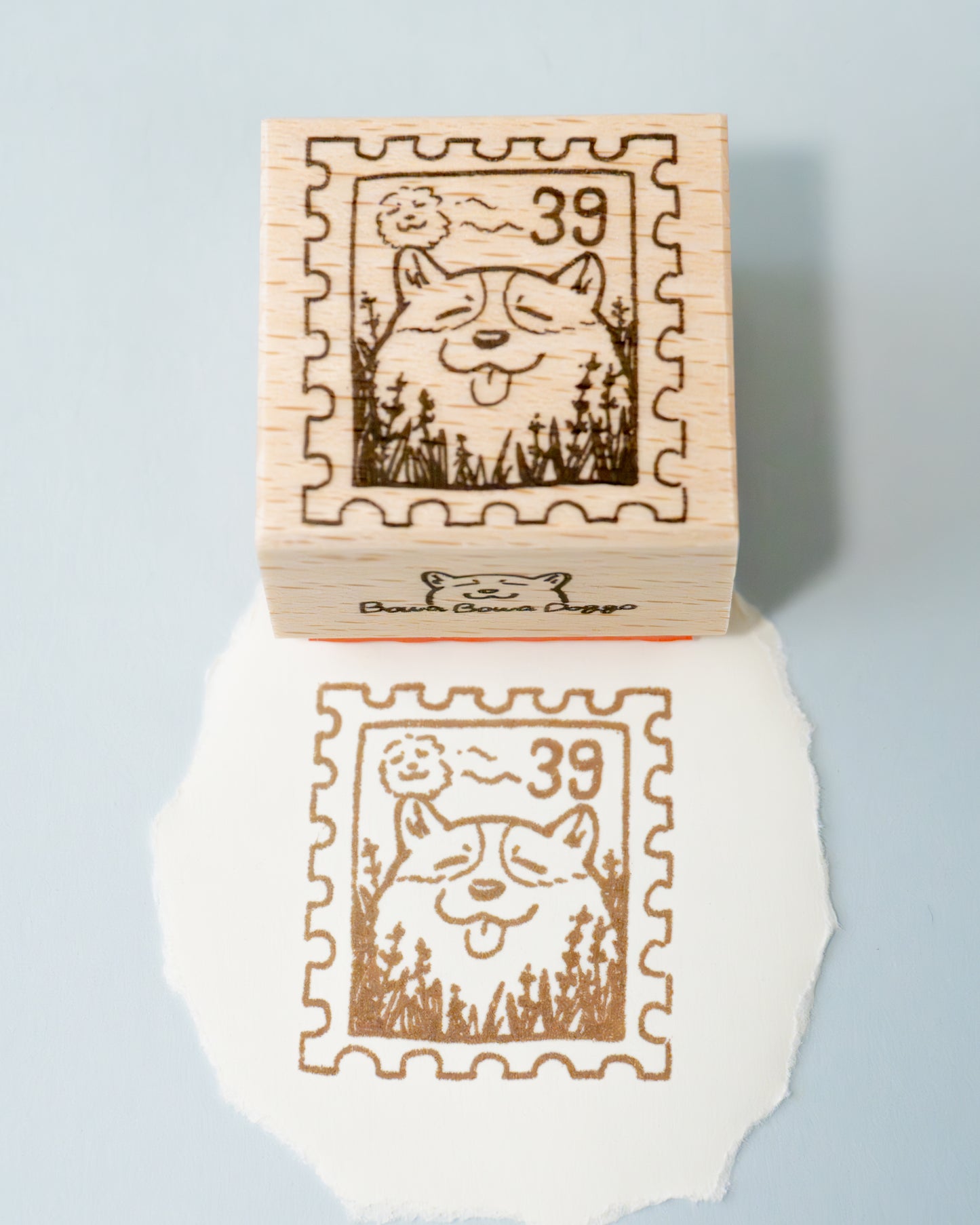 スタンプ "Corgi's Postage Stamp"