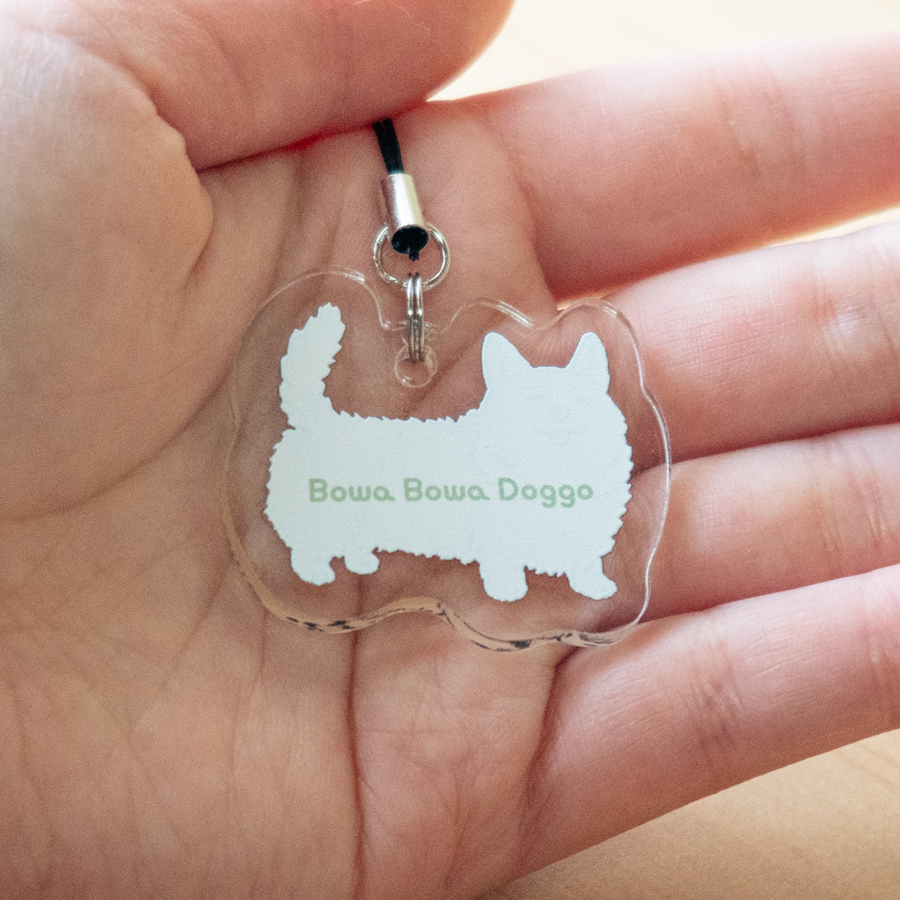 Acrylic Charm: "Mini Corgi"