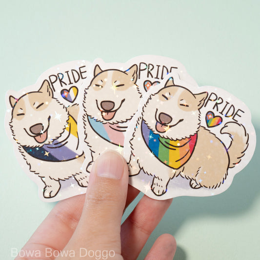 Sticker: "Corgi Pride!"