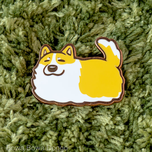 Enamel Pin: "Loaf Corgi"