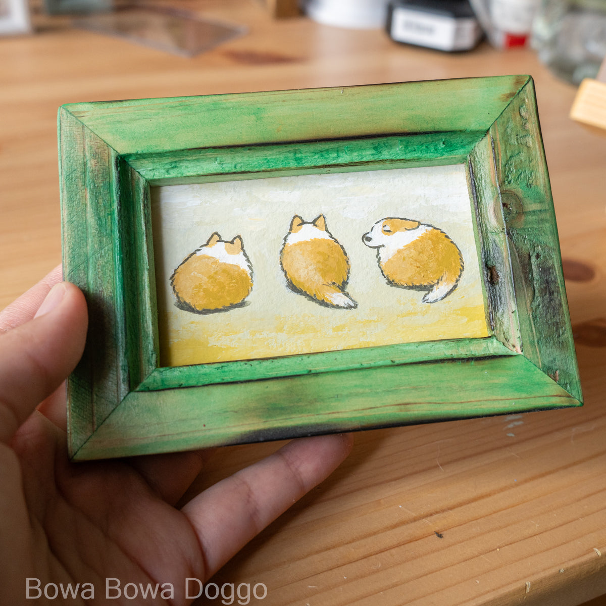 Tiny Original "Round, Corgis"