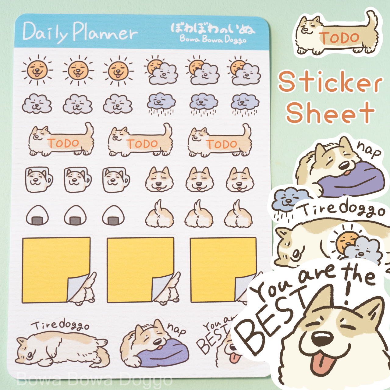 シールシート: "Daily Planner"