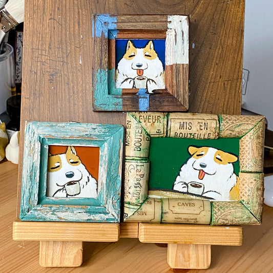 Tiny Original "Corgis of Coffee Club"